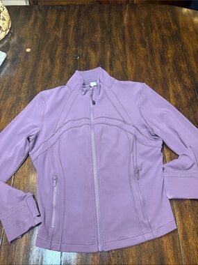 EUC - Lululemon Define Jacket Cropped Purple